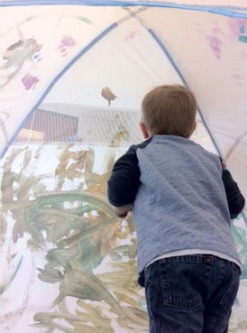 Winter Camping // Toddler Art Painting Project - Kids Art Classes ...