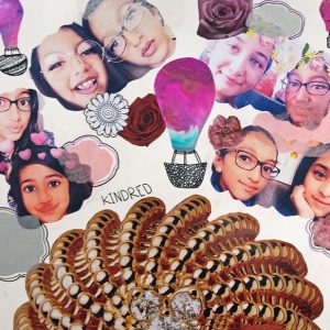 Surreal Collage art project for teens